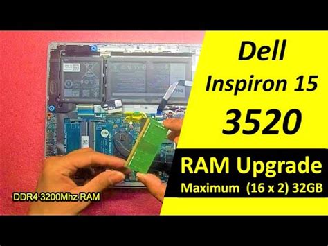 ram upgrade dell|Dell Inspiron 15 3520 RAM & SSD Upgrades .